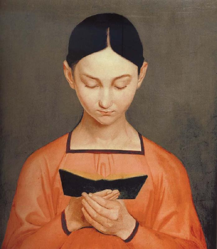 Gustav Adolph Henning Girl Reading